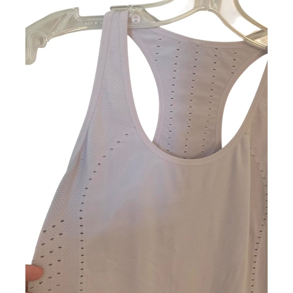 Fabletics Solid Light Pink Seamless Breathable Ra… - image 3